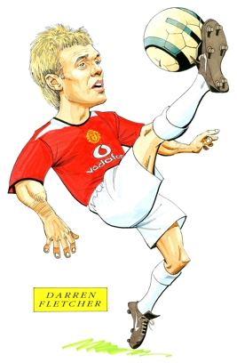 Darren Fletcher Caricature