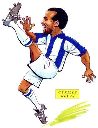 Cyrille Regis Caricature