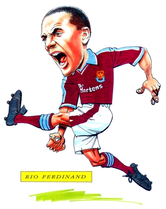 Rio Ferdinand Caricature
