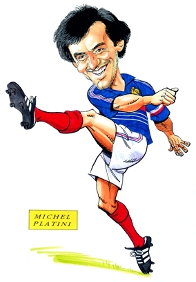 Michel Platini Caricature