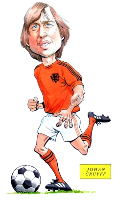 Johan Cruyff Caricature