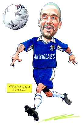 Gianluca Vialli Caricature