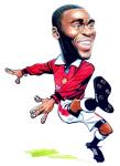 Andy Cole Caricature