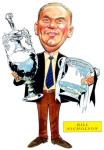 Bill Nicholson Manager Caricature