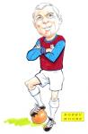 Bobby Moore Caricature