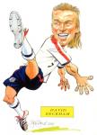 David Beckham Caricature
